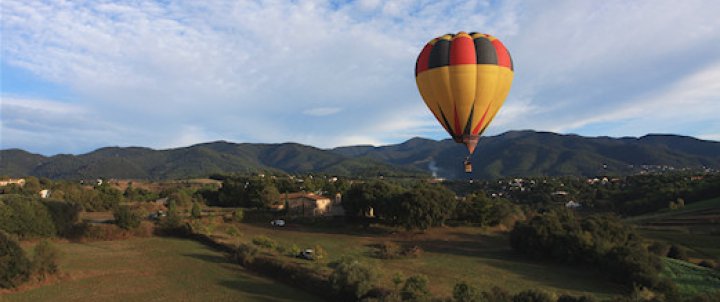 Vol en globus, descobreix el Vallès Oriental des de l'aire