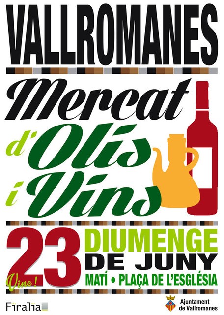 Vallromanes, mercat d'olis i vins