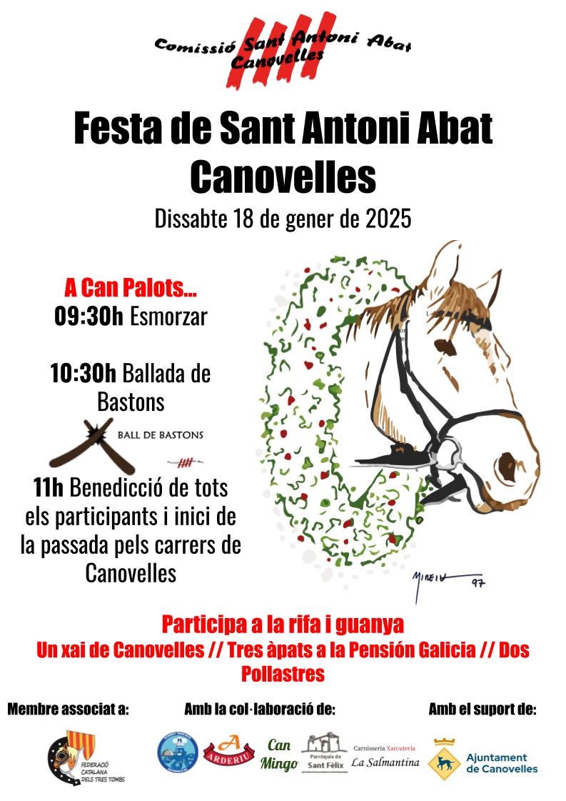 Sant Antoni Abat a Canovelles 2025