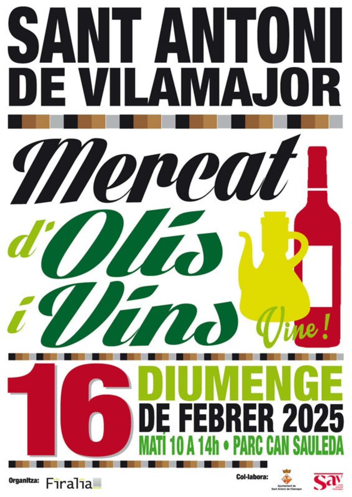 Mercat d'olis i vins a Sant Antoni de Vilamajor