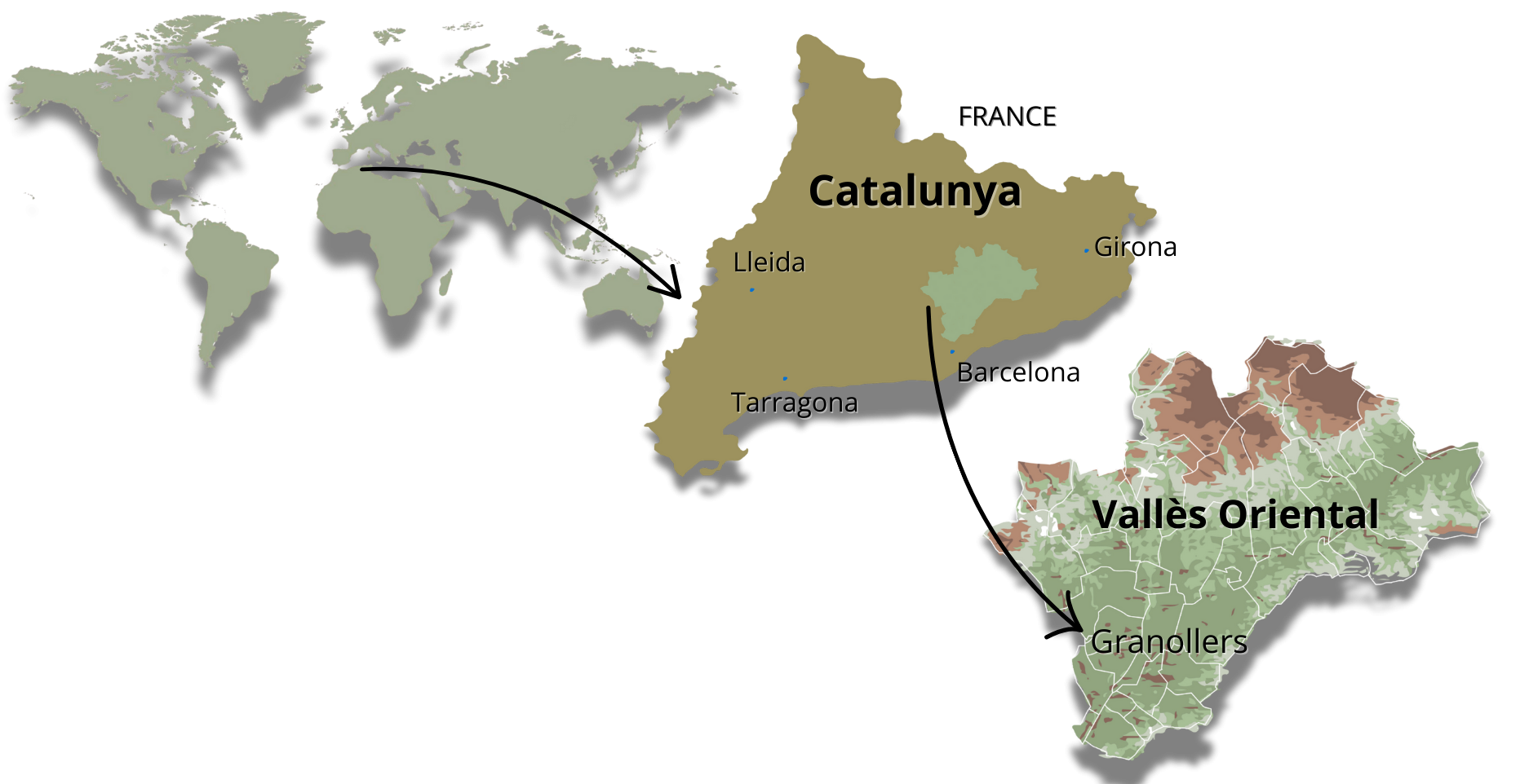 Mapa Vallès Oriental