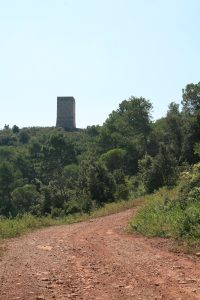 Camí a la torre del telègraf òptic de Puiggraciós, Figaró-Montmany