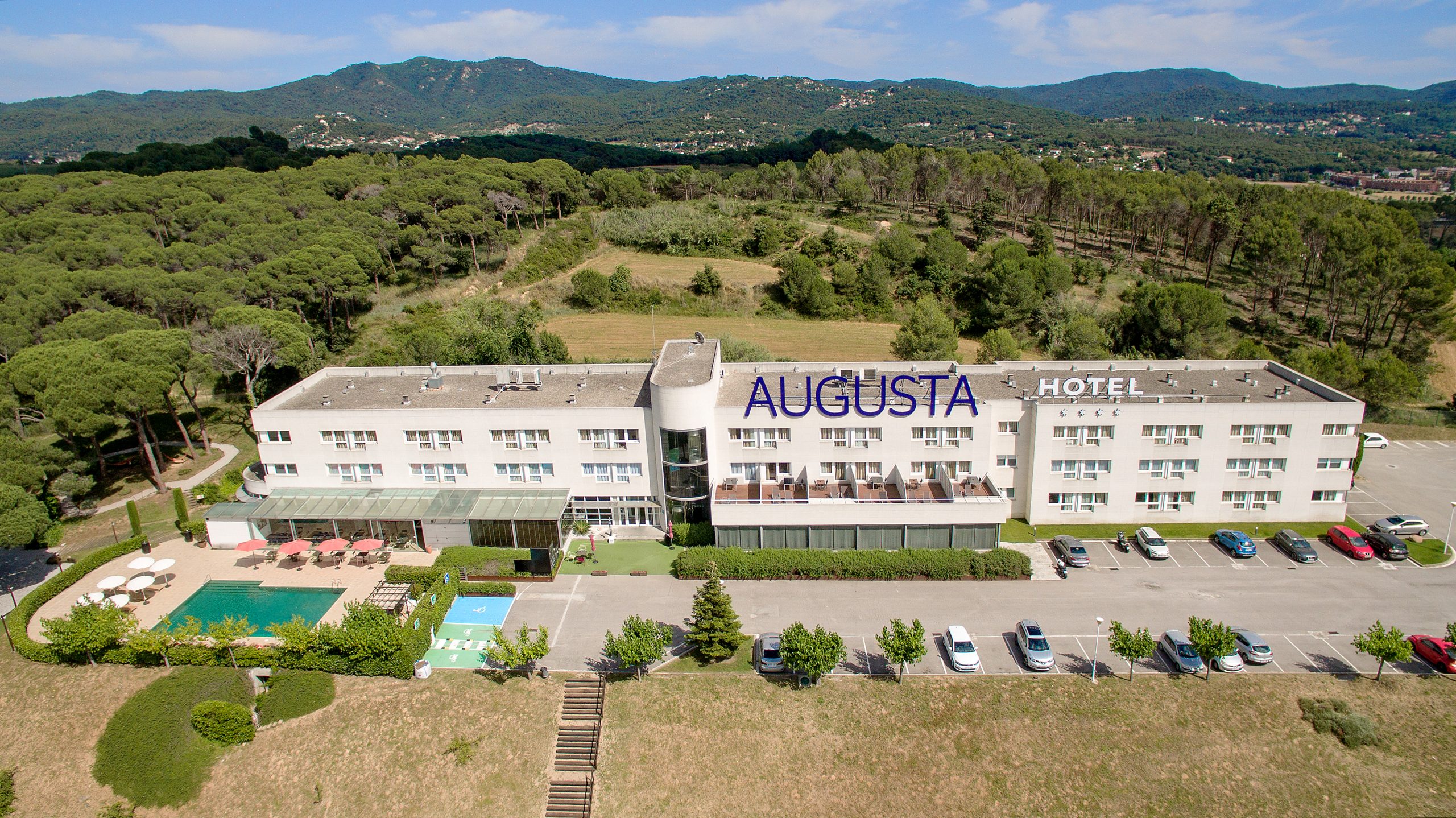 Imatge aèrea Hotel Augusta Vallès